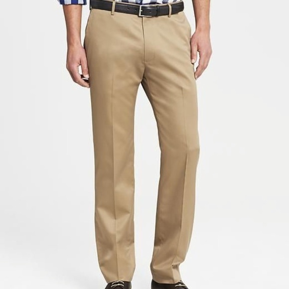non iron tailored slim fit banana republic